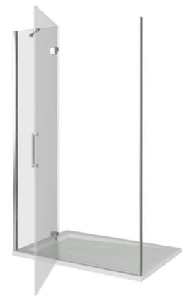 Душевая дверь в нишу GOOD DOOR Saturn WTW-110-C-CH-L - фото 122180