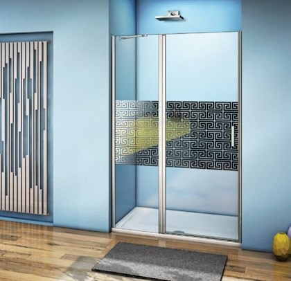 Душевая дверь в нишу GOOD DOOR Fantasy WTW-130-F-CH - фото 122216