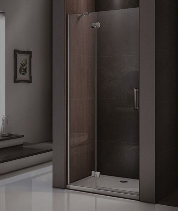 Душевая дверь в нишу GOOD DOOR Saturn WTW-130-C-CH-L - фото 122221