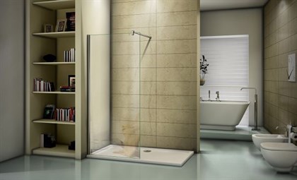 Душевая перегородка GOOD DOOR Walk In SP-100-C-CH - фото 122249