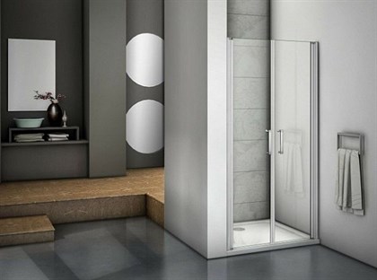 Душевая дверь в нишу GOOD DOOR Mokka SD-80-C-WE - фото 122281