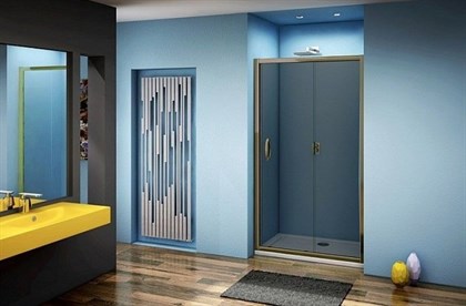 Душевая дверь в нишу GOOD DOOR Jazz WTW-140-G-BR - фото 122402