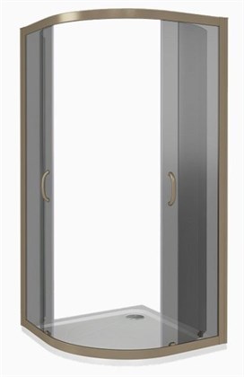 Душевой уголок GOOD DOOR Jazz R-80-G-BR - фото 122481