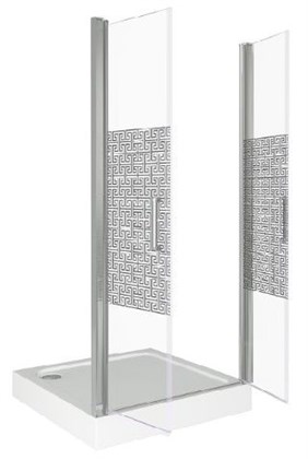 Душевая дверь в нишу GOOD DOOR Fantasy SD-100-F-CH - фото 122525