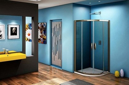 Душевой уголок GOOD DOOR Jazz R-100-G-BR - фото 122556