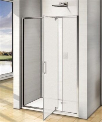 Душевая дверь в нишу GOOD DOOR Orion WTW-PD-130-G-CH - фото 122579