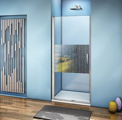 Душевая дверь в нишу GOOD DOOR Fantasy DR-90-F-CH - фото 122583