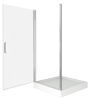 Душевая дверь в нишу GOOD DOOR Pandora DR-100-C-CH - фото 122590