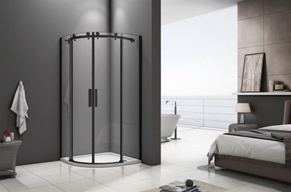 Душевой уголок GOOD DOOR Galaxy R-TD-90-C-B - фото 122641