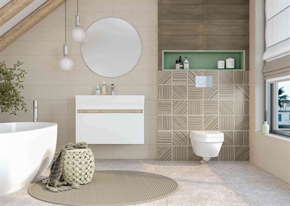 Декор Creto Вставка Salutami lace mix 20х60 - фото 122684