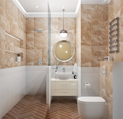 Плитка Meissen  Trendy белый 25х75 - фото 122819