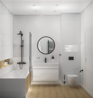 Плитка Meissen  Trendy белый 25х75 - фото 122823