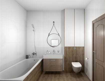 Плитка Meissen  Trendy белый 25х75 - фото 122824