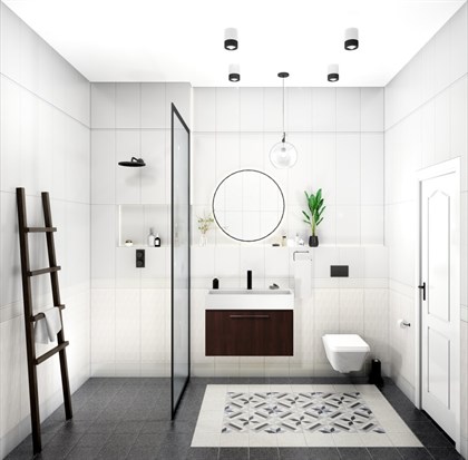 Плитка Meissen  Trendy белый 25х75 - фото 122834