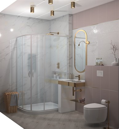 Плитка Meissen  Trendy розовый 25х75 - фото 122953