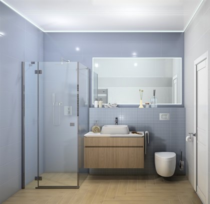 Плитка Meissen  Trendy голубой 25х75 - фото 122976