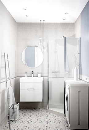 Плитка Meissen  Trendy голубой 25х75 - фото 122979