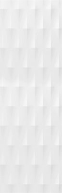 Плитка Meissen  Trendy рельеф пики белый 25х75 - фото 123002