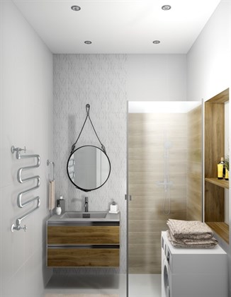 Декор Meissen Вставка Trendy жемчужина белый 25х75 - фото 123165