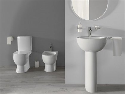 Унитаз-компакт Sanita luxe Art сиденье дюропласт - фото 123307