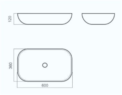 Раковина Sanita Luxe Infinity 60 INFSLWB01 накладная - фото 123401