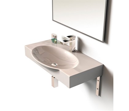 Раковина Sanita Luxe Infinity 65 с кронштейном - фото 123419