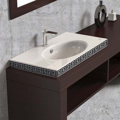 Раковина Sanita Luxe Infinity 65 с кронштейном - фото 123420