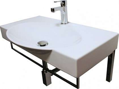 Раковина Sanita Luxe Infinity 76 на кронштейнах - фото 123441