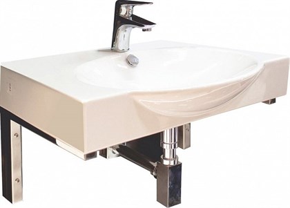 Раковина Sanita Luxe Infinity 76 на кронштейнах - фото 123442