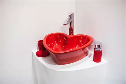 Раковина Sanita Luxe Love is Red 45 - фото 123459