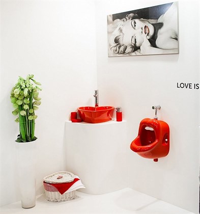 Раковина Sanita Luxe Love is Red 45 - фото 123460