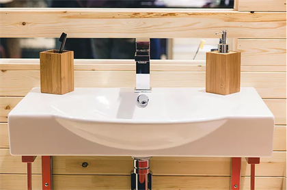 Раковина Sanita Luxe Infinity 65 на кронштейнах - фото 123474