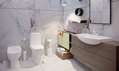 Раковина Sanita Luxe Best BST75SLWB01 75 см - фото 123526