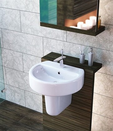 Раковина Sanita Lux Best SL400201 55x445x47 см - фото 123528