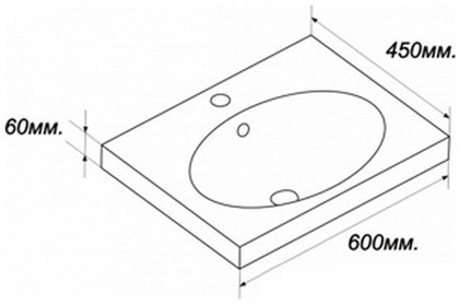 Раковина Sanita Next (Некст) SL401101 - фото 123539