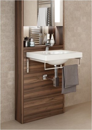 Раковина Sanita Lux Ringo SL400701 на кронштейнах - фото 123541