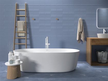 Плитка APE  Flat Grey 5х20 - фото 123611