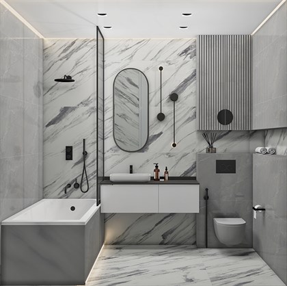 Керамогранит Maimoon ceramica Harvest Grey glossy 60х120 - фото 125092