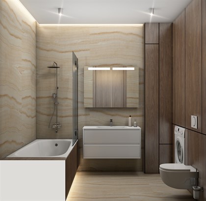 Керамогранит Maimoon ceramica Linear Onyx Beige glossy 60х120 - фото 125111