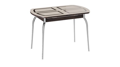 Стол обеденный раздвижной со стеклом «Рио» - фото 125349