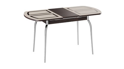 Стол обеденный раздвижной со стеклом «Рио» - фото 125350