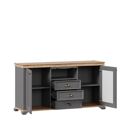 Комод Амели (Оникс серый) - фото 125805