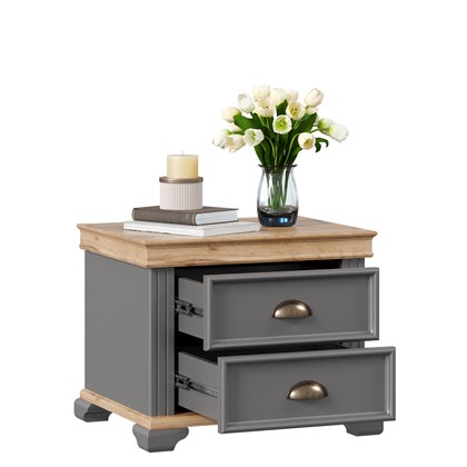 Тумба прикроватная Амели (Оникс Серый) - фото 125824