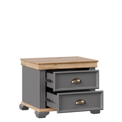 Тумба прикроватная Амели (Оникс Серый) - фото 125826