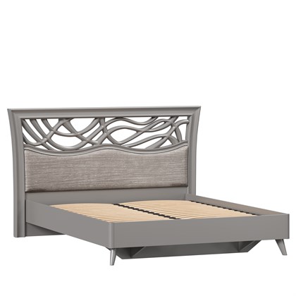 Кровать 1600 без основания Джулия (Оникс Серый) - фото 125918