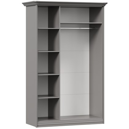 Шкаф трехстворчатый Джулия (Оникс Серый) - фото 125924