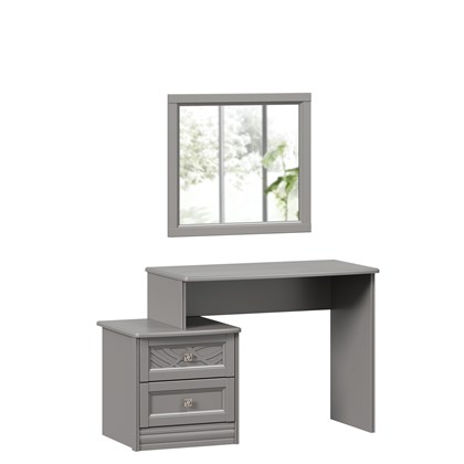 Джулия Столик туалетный с зеркалом (Оникс Серый) - фото 125944