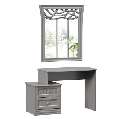 Джулия Столик туалетный с зеркалом ППУ (Оникс Серый) - фото 125948