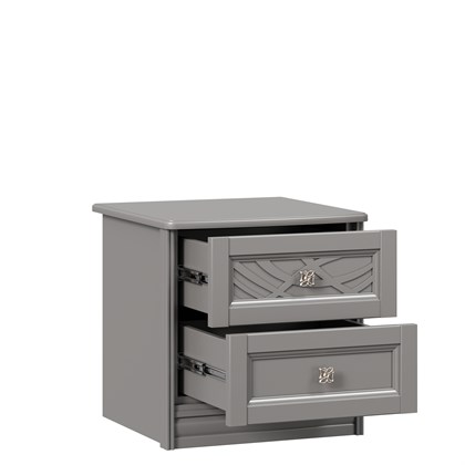 Тумба прикроватная Джулия (Оникс Серый) - фото 125957