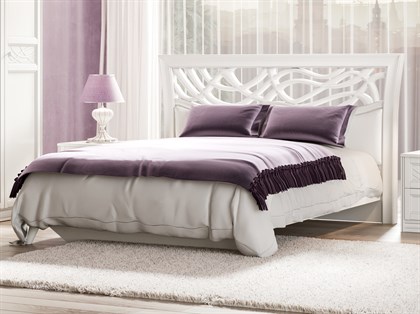 Кровать двуспальная 1600 Джулия (Белый) - фото 125980